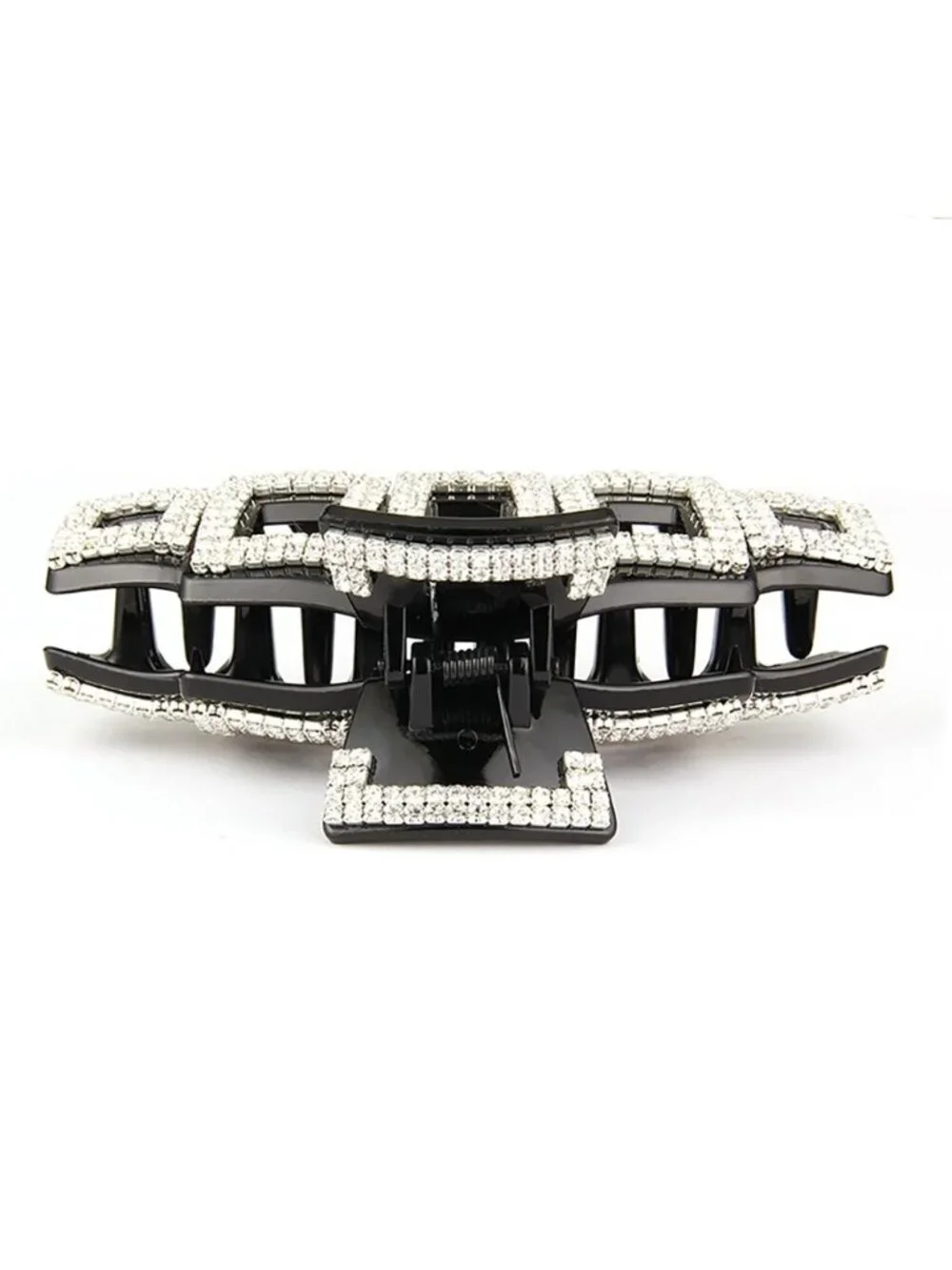 Elegant Large Rhinestone Claw Hair Clip Sparkling Statement Accessory for Women